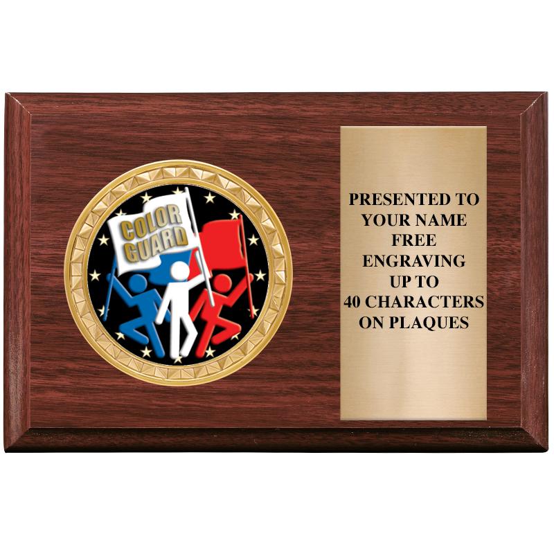 6" X 4" WOOD INSERT PLQ