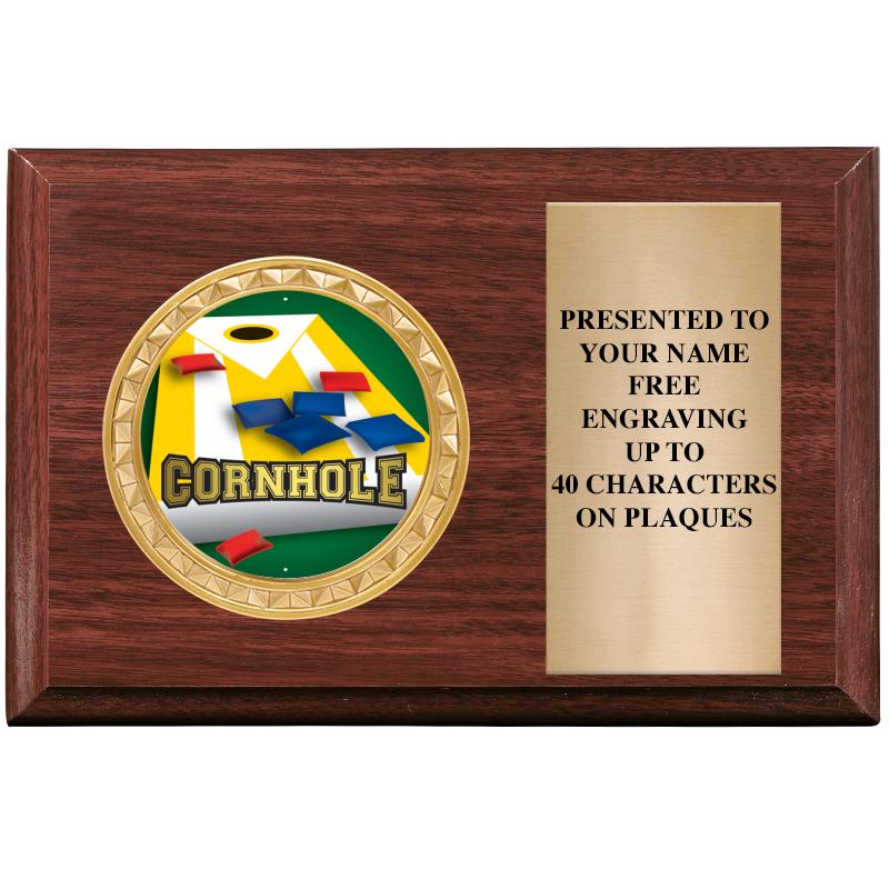 6" X 4" WOOD INSERT PLQ