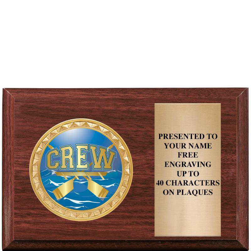 6" X 4" WOOD INSERT PLQ