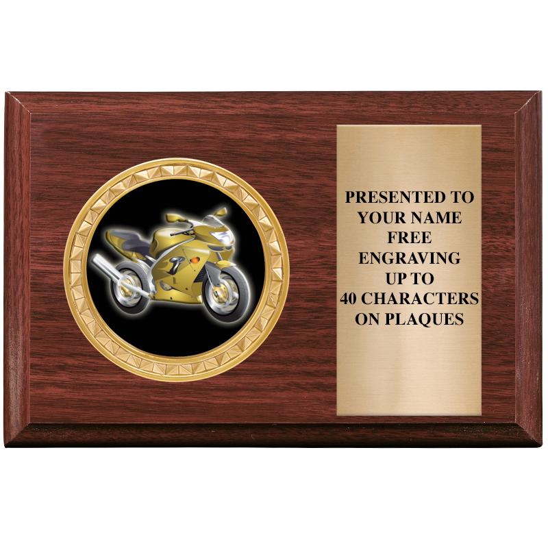 6" X 4" WOOD INSERT PLQ