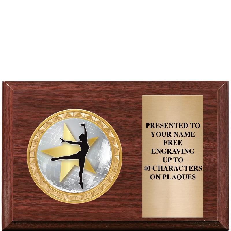 6" X 4" WOOD INSERT PLQ