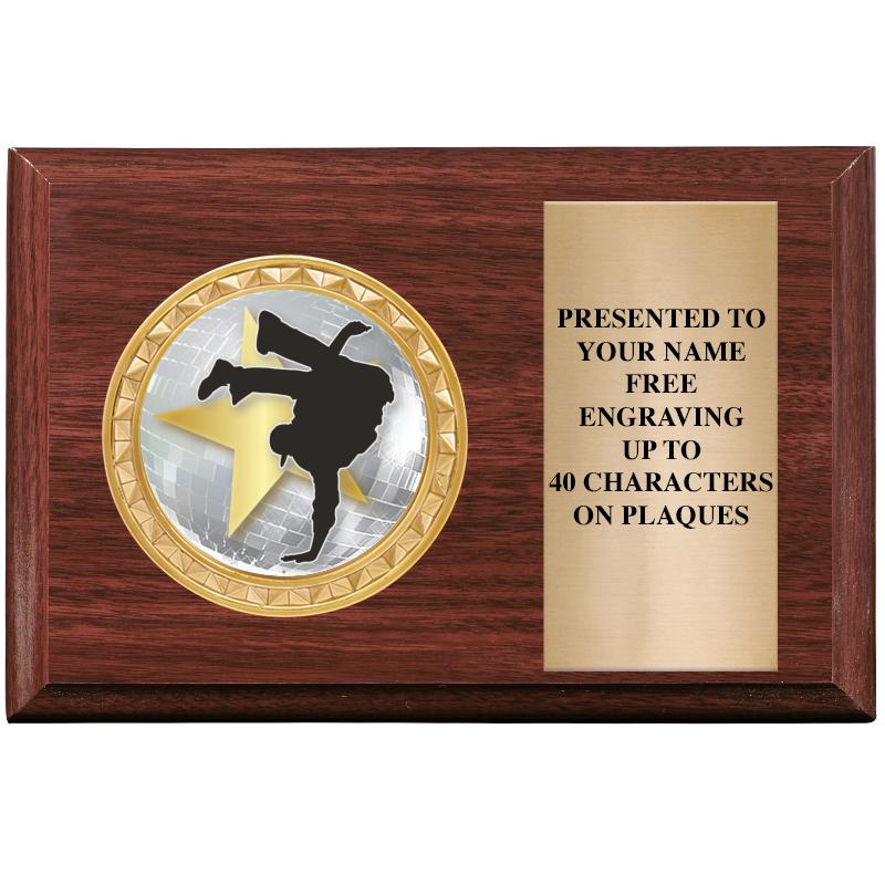 6" X 4" WOOD INSERT PLQ