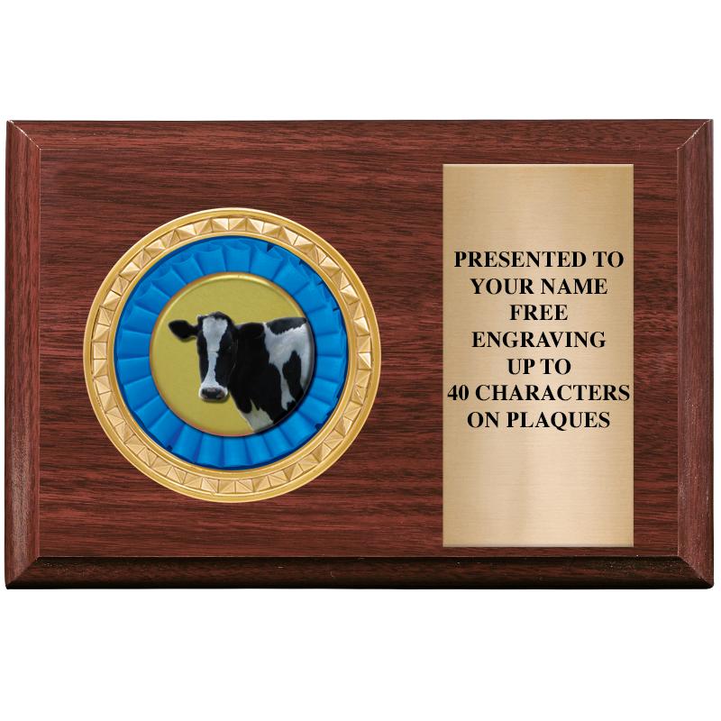 6" X 4" WOOD INSERT PLQ