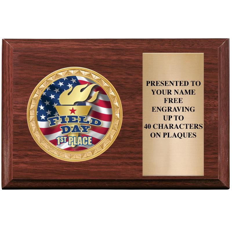 6" X 4" WOOD INSERT PLQ