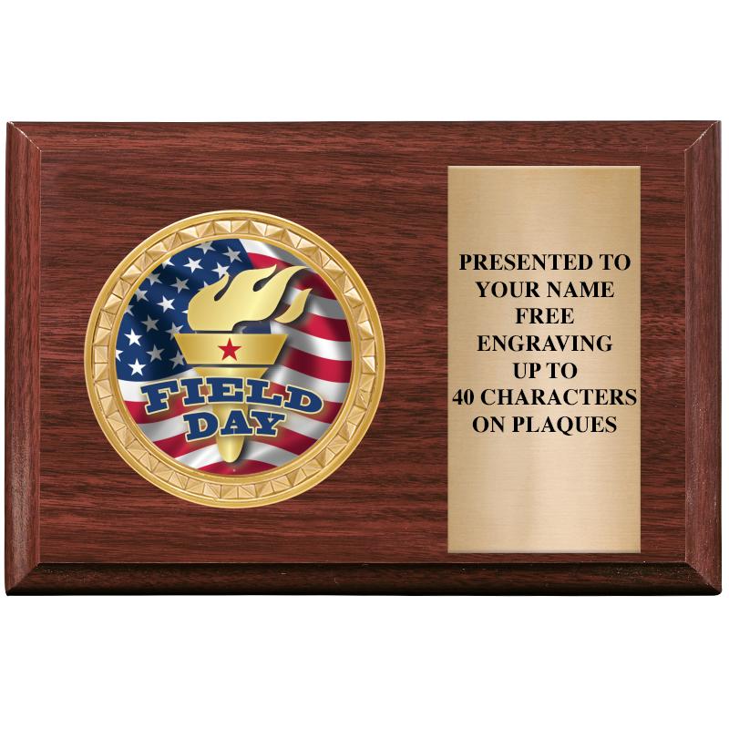 6" X 4" WOOD INSERT PLQ