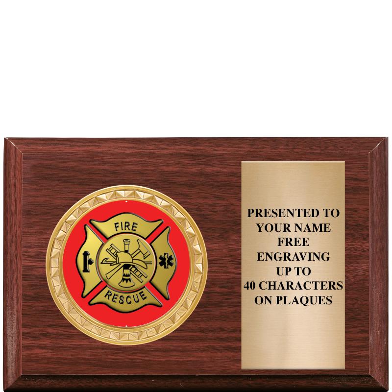 6" X 4" WOOD INSERT PLQ