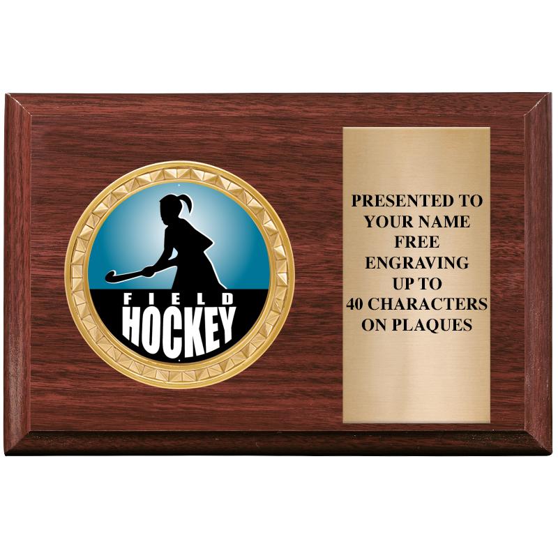 6" X 4" WOOD INSERT PLQ