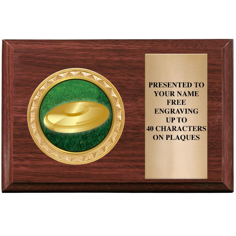 6" X 4" WOOD INSERT PLQ