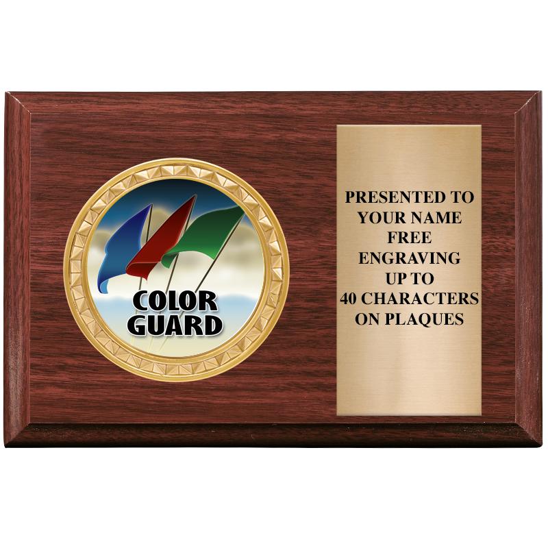 6" X 4" WOOD INSERT PLQ