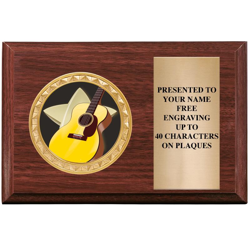 6" X 4" WOOD INSERT PLQ