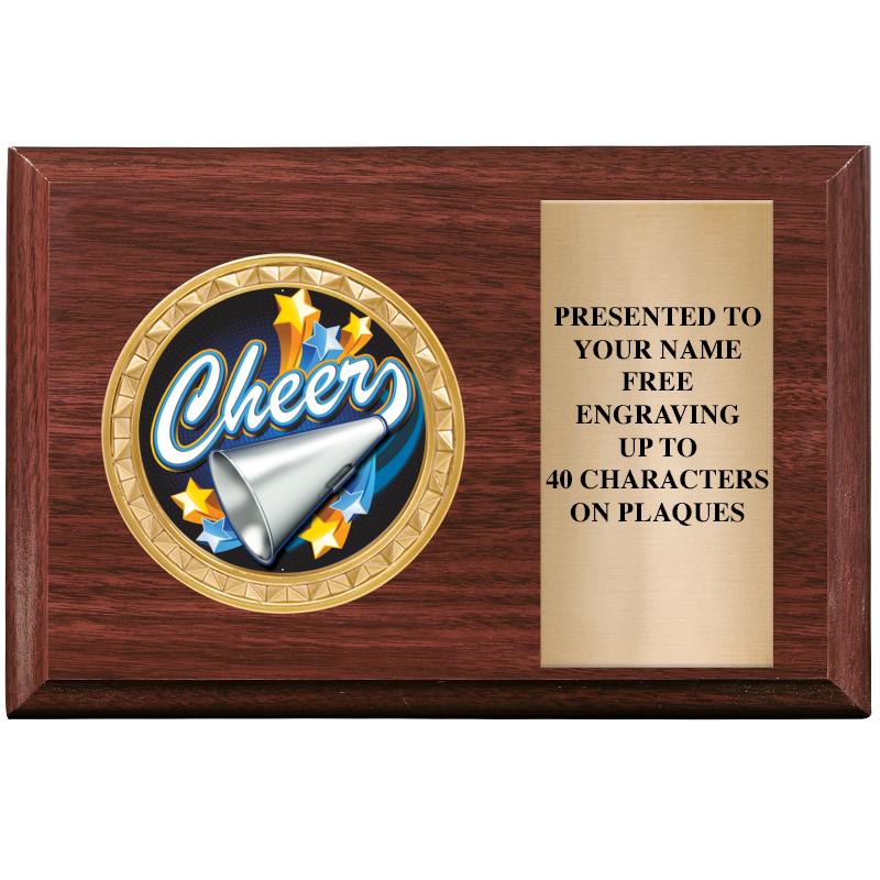 6" X 4" WOOD INSERT PLQ