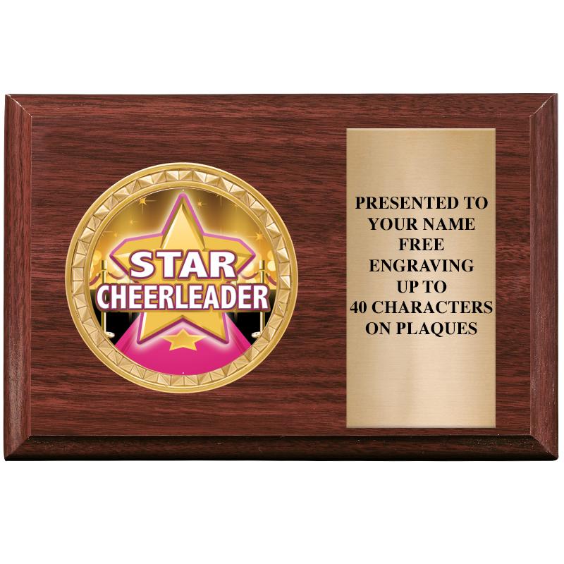 6" X 4" WOOD INSERT PLQ