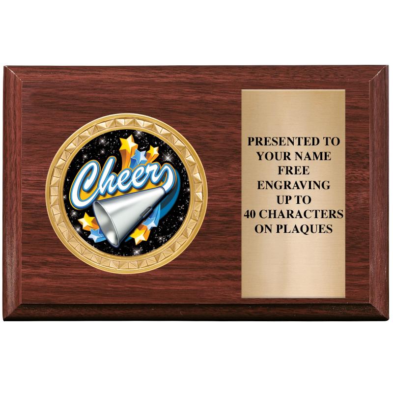 6" X 4" WOOD INSERT PLQ