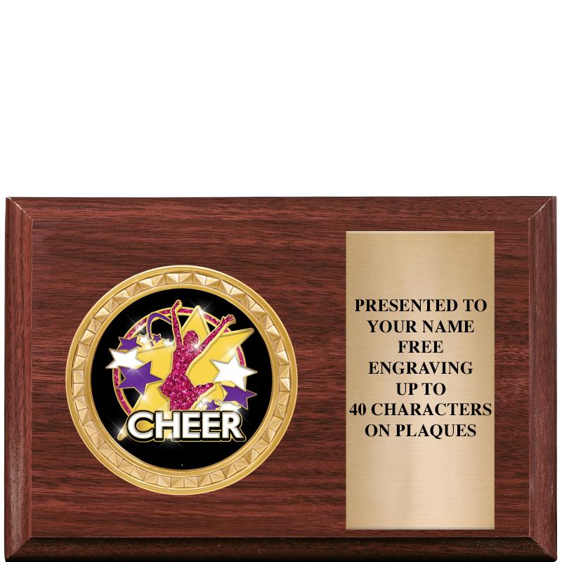 6" X 4" WOOD INSERT PLQ