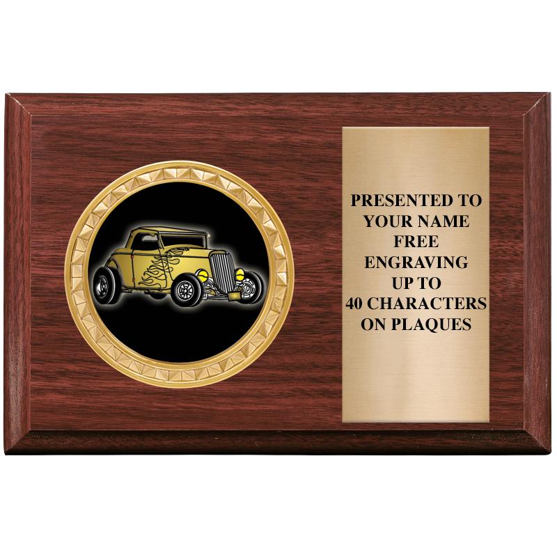 6" X 4" WOOD INSERT PLQ