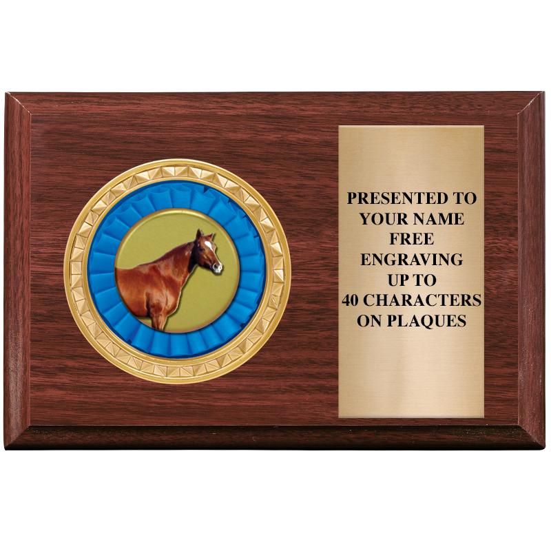 6" X 4" WOOD INSERT PLQ