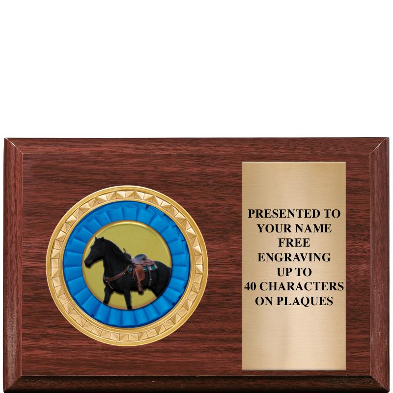 6" X 4" WOOD INSERT PLQ