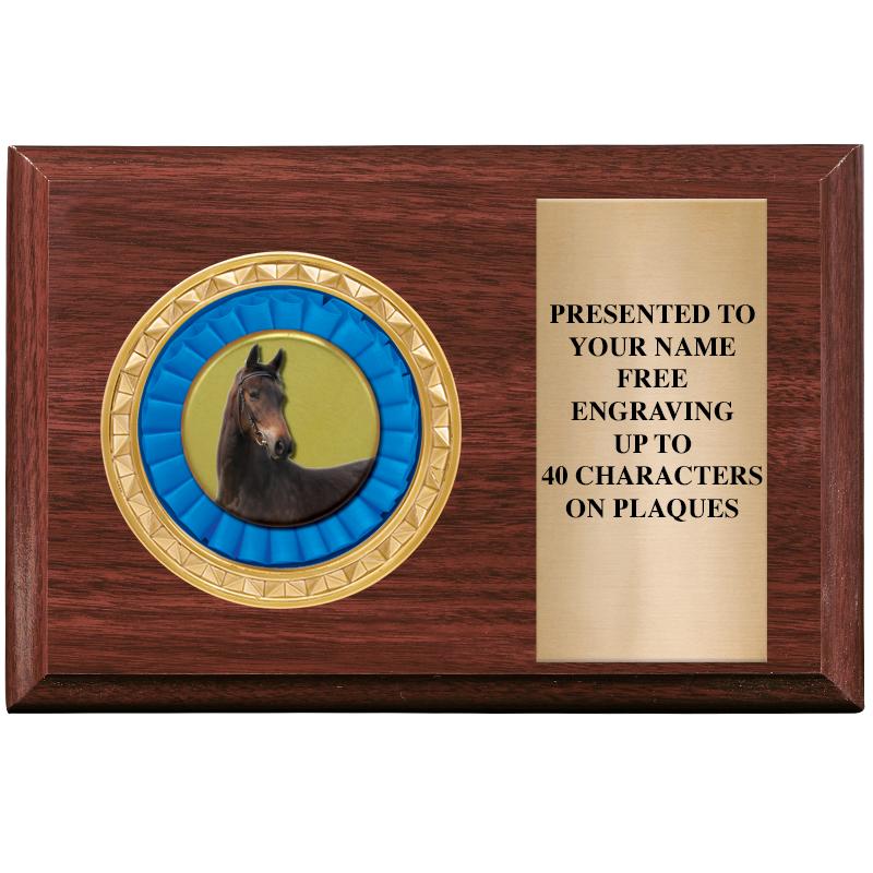 6" X 4" WOOD INSERT PLQ