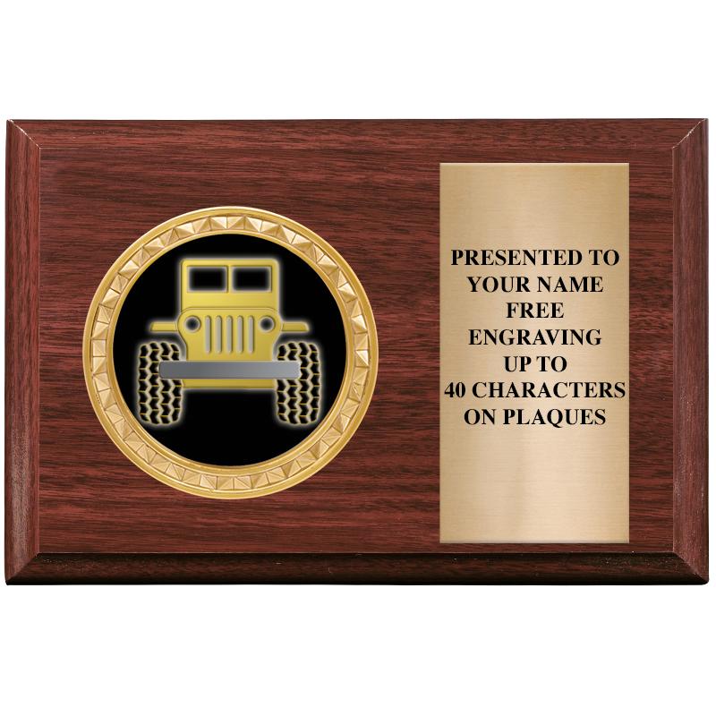 6" X 4" WOOD INSERT PLQ