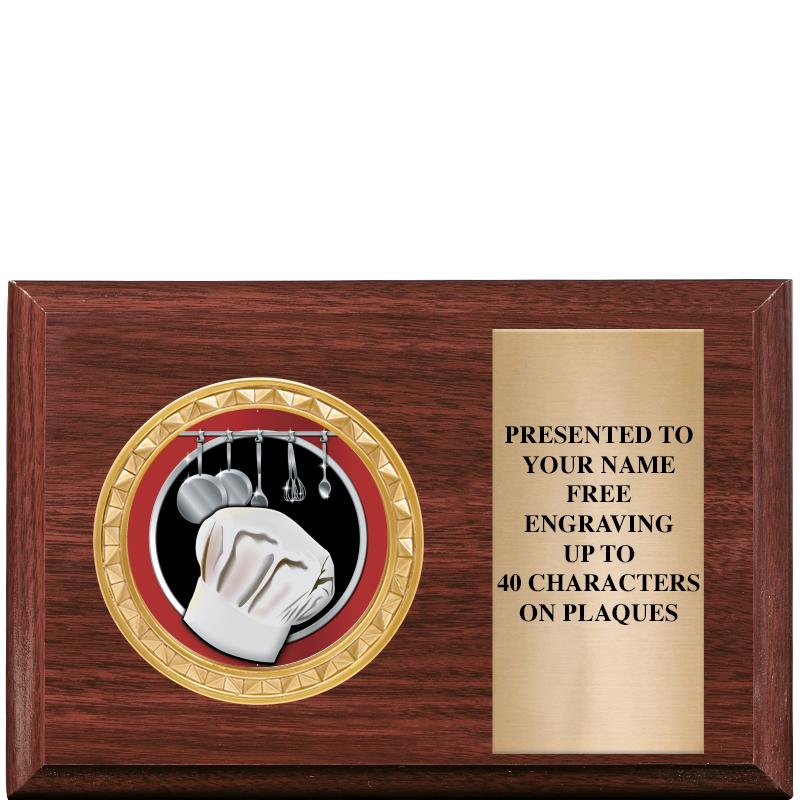 6" X 4" WOOD INSERT PLQ