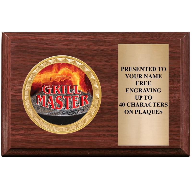 6" X 4" WOOD INSERT PLQ