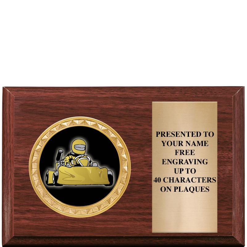 6" X 4" WOOD INSERT PLQ