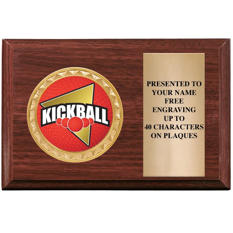 6" X 4" WOOD INSERT PLQ