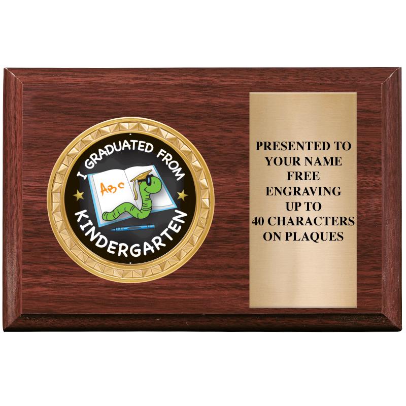 6" X 4" WOOD INSERT PLQ