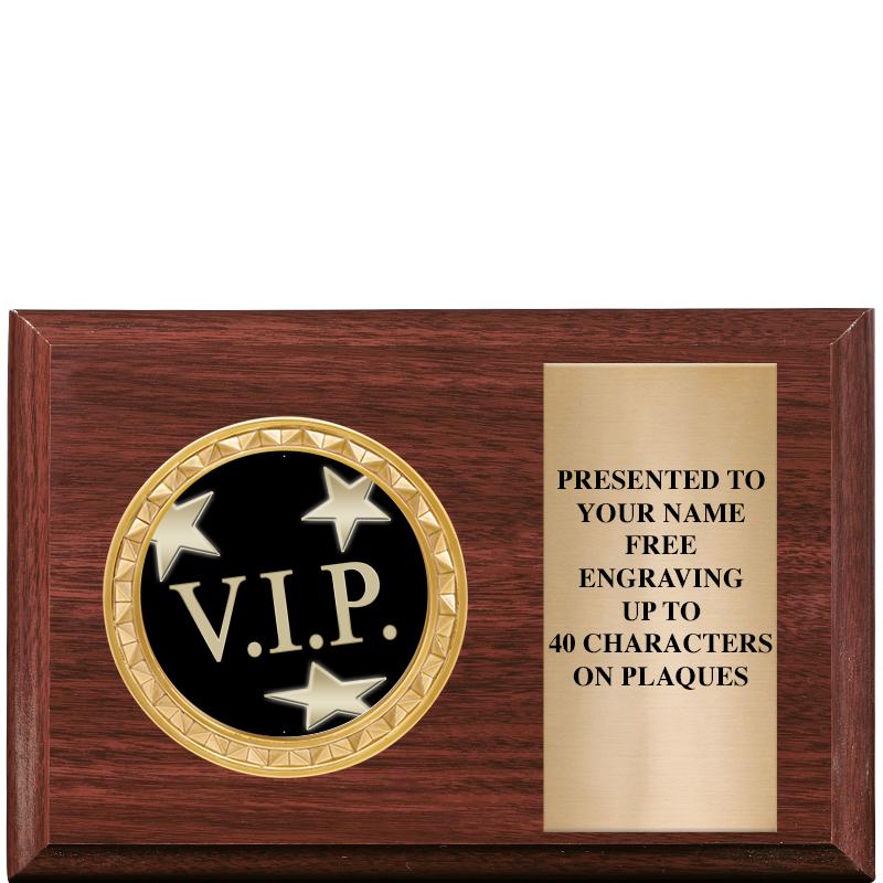 6" X 4" WOOD INSERT PLQ