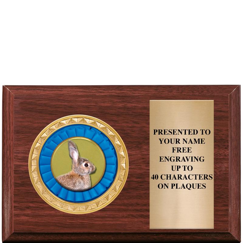 6" X 4" WOOD INSERT PLQ