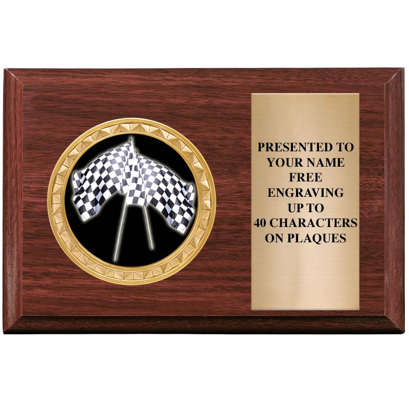 6" X 4" WOOD INSERT PLQ