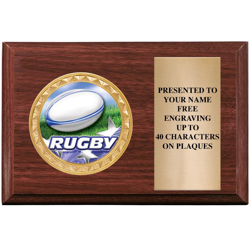 6" X 4" WOOD INSERT PLQ