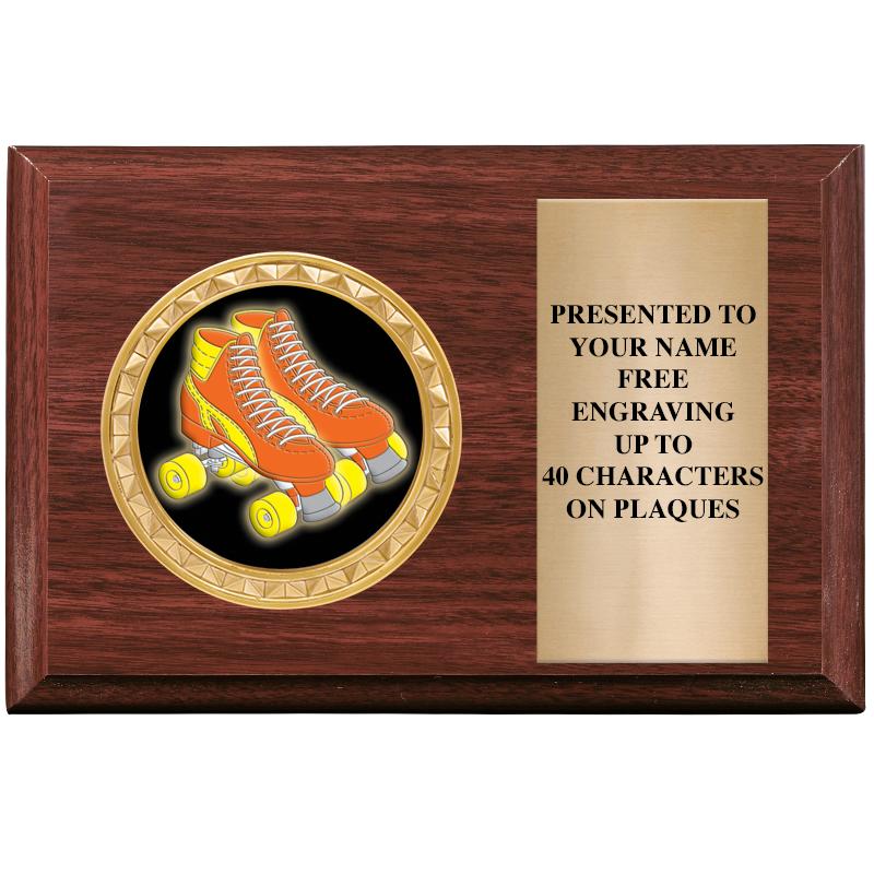 6" X 4" WOOD INSERT PLQ