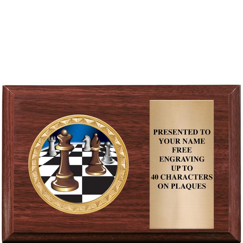 6" X 4" WOOD INSERT PLQ