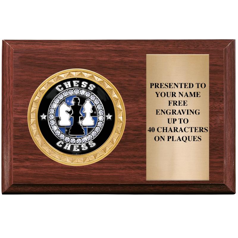 6" X 4" WOOD INSERT PLQ