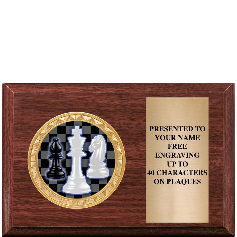 6" X 4" WOOD INSERT PLQ