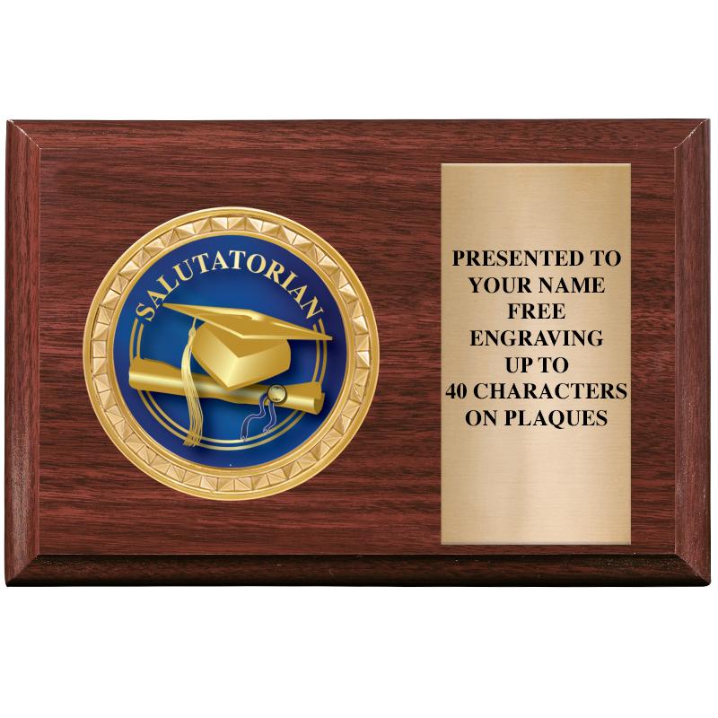 6" X 4" WOOD INSERT PLQ