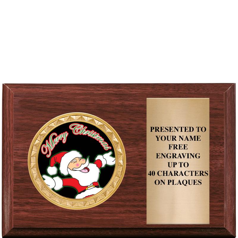 6" X 4" WOOD INSERT PLQ