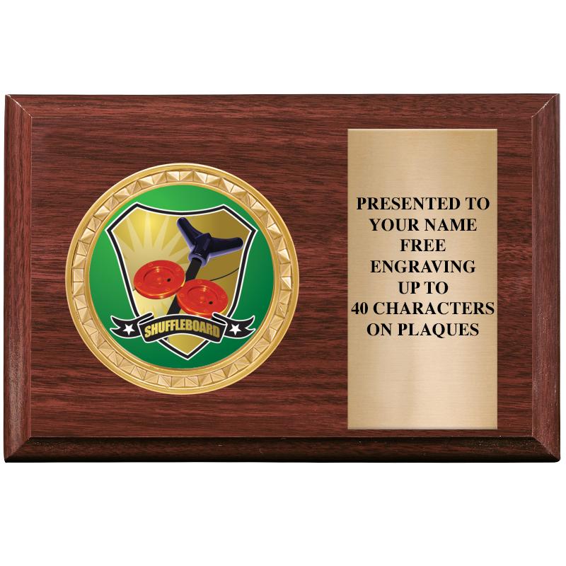 6" X 4" WOOD INSERT PLQ