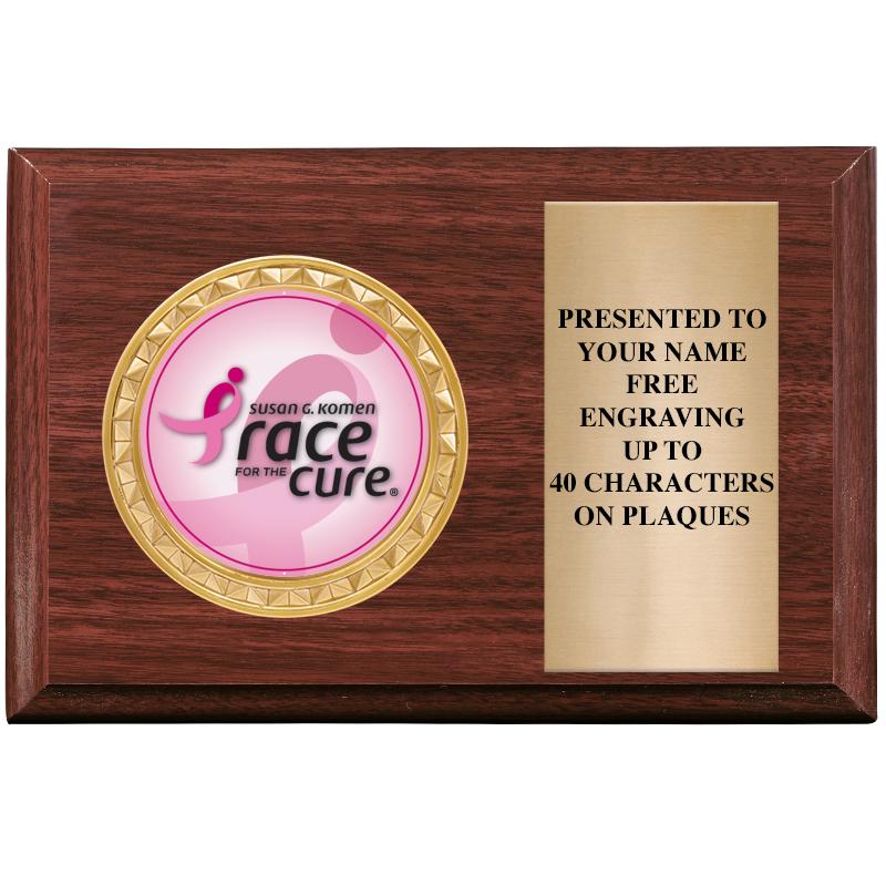 6" X 4" WOOD INSERT PLQ