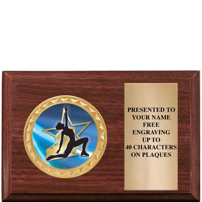 6" X 4" WOOD INSERT PLQ