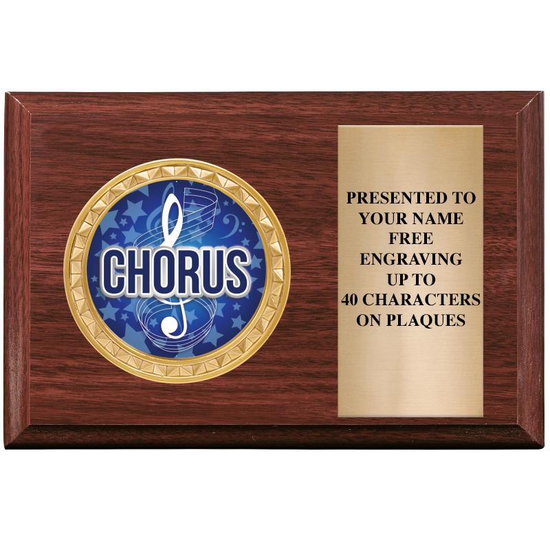 6" X 4" WOOD INSERT PLQ