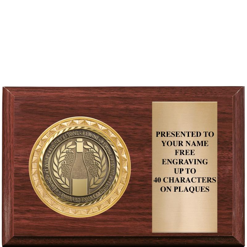 6" X 4" WOOD INSERT PLQ