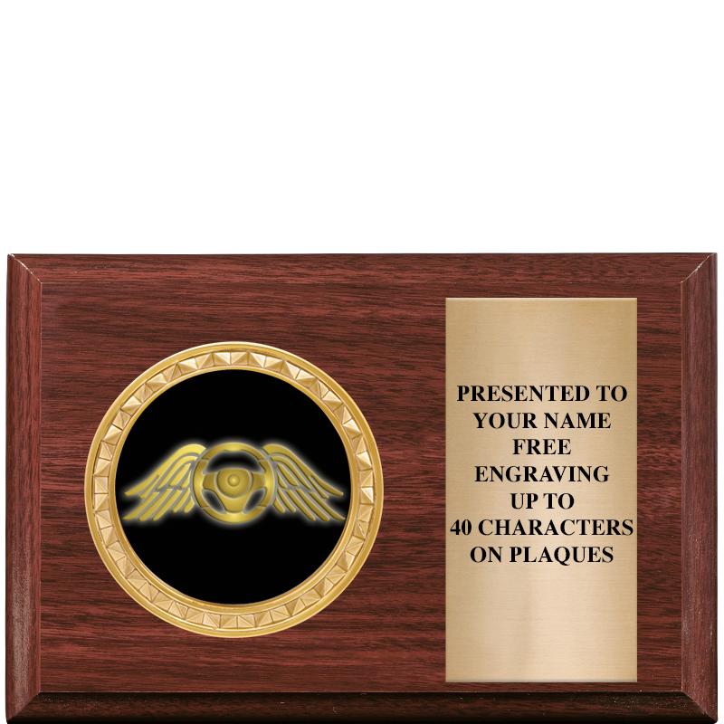 6" X 4" WOOD INSERT PLQ