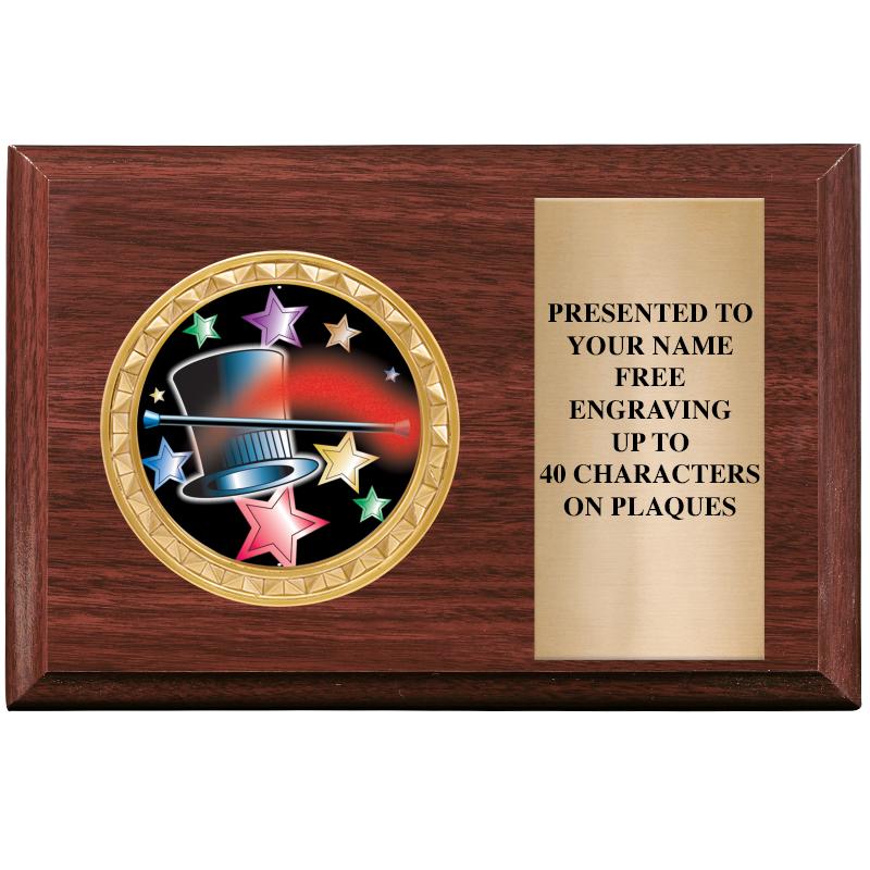 6" X 4" WOOD INSERT PLQ