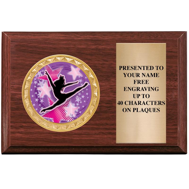 6" X 4" WOOD INSERT PLQ