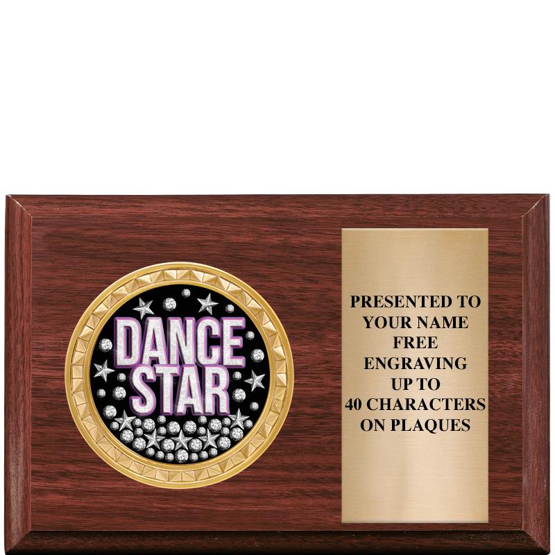 6" X 4" WOOD INSERT PLQ