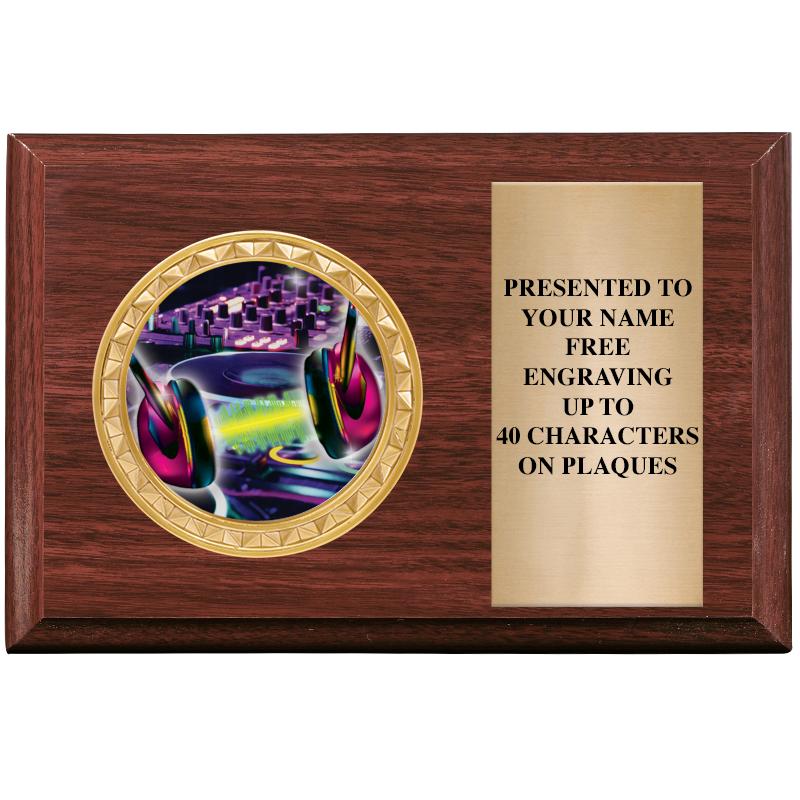 6" X 4" WOOD INSERT PLQ