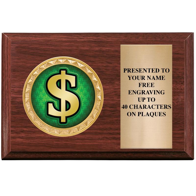 6" X 4" WOOD INSERT PLQ