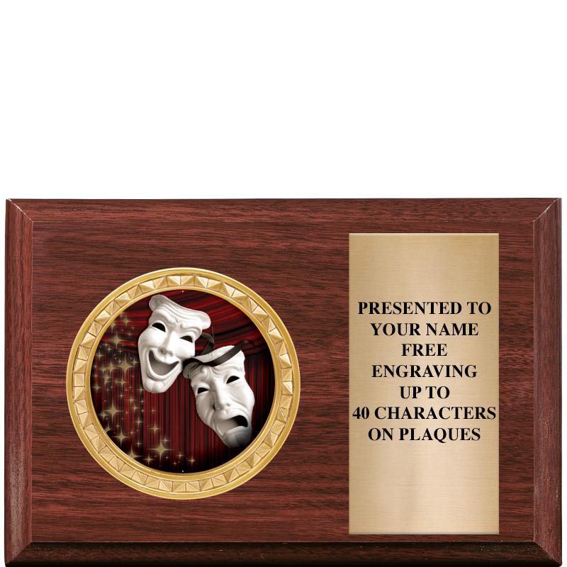 6" X 4" WOOD INSERT PLQ